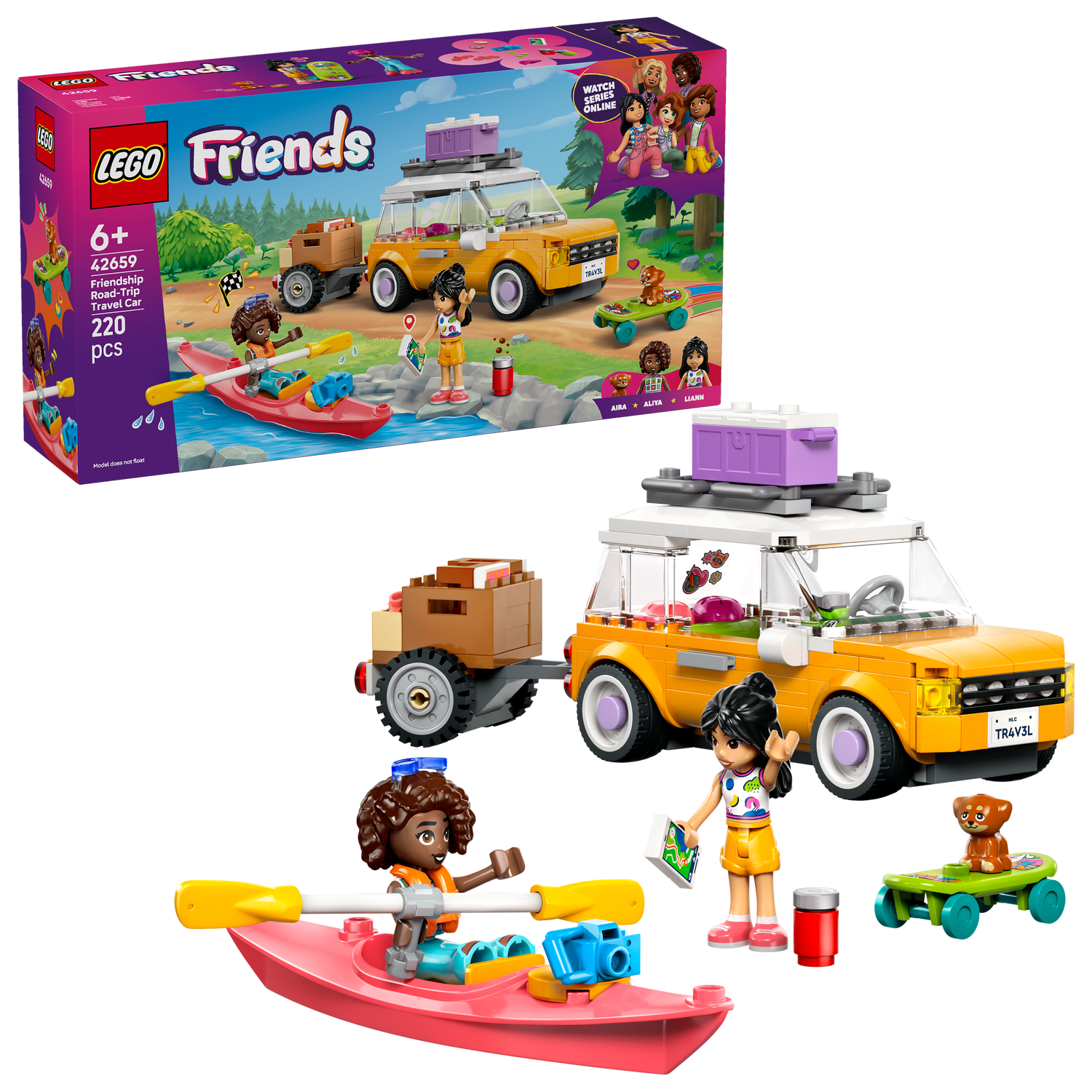 LEGO® Friends™ Friendship Road-Trip Travel Car - Xe Du Lịch Dã Ngoại #42659 LEGO - Hình ảnh bổ sung 9