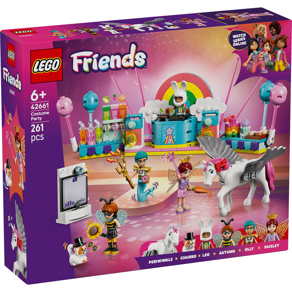 LEGO® Friends™ Costume Party with Unicorn & Fairy - Đồ Chơi Lắp Ráp Tiệc Hóa Trang - LEGO 42661 - Hình ảnh sản phẩm