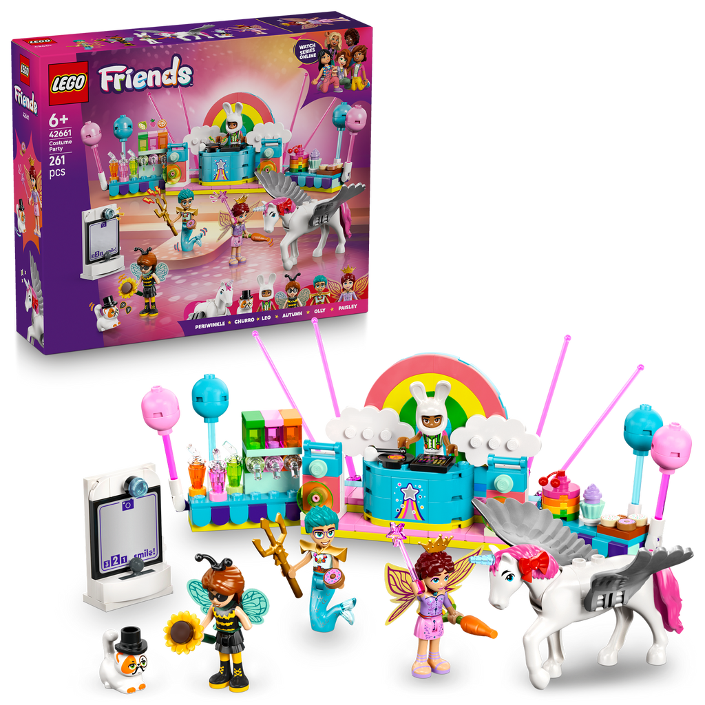 LEGO® Friends™ Costume Party with Unicorn & Fairy - Đồ Chơi Lắp Ráp Tiệc Hóa Trang - LEGO 42661 - Hình ảnh bổ sung 9