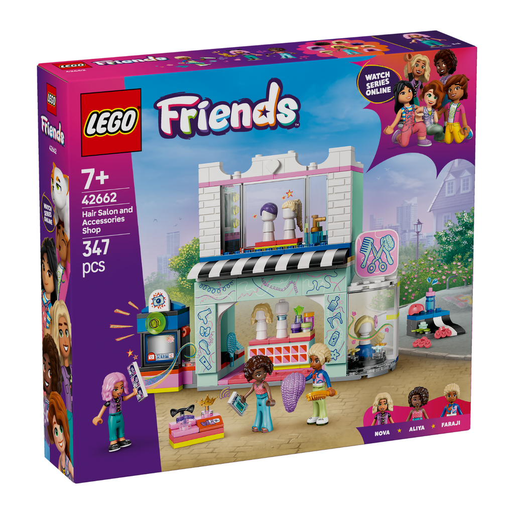 LEGO® Friends™ Hair Salon and Accessories Store - Tiệm Làm Tóc và Cửa Hàng Phụ Kiện - LEGO 42662 - Hình ảnh sản phẩm