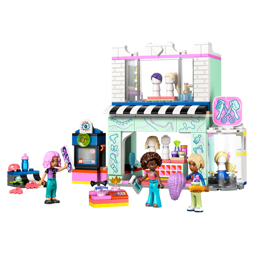 LEGO® Friends™ Hair Salon and Accessories Store - Tiệm Làm Tóc và Cửa Hàng Phụ Kiện - LEGO 42662 - Hình ảnh chi tiết 2