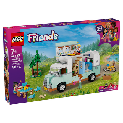 LEGO® Friends™ Friendship Camper Van Adventure - Đồ chơi lắp ráp Xe van cắm trại tình bạn - LEGO 42663 - Hình ảnh sản phẩm