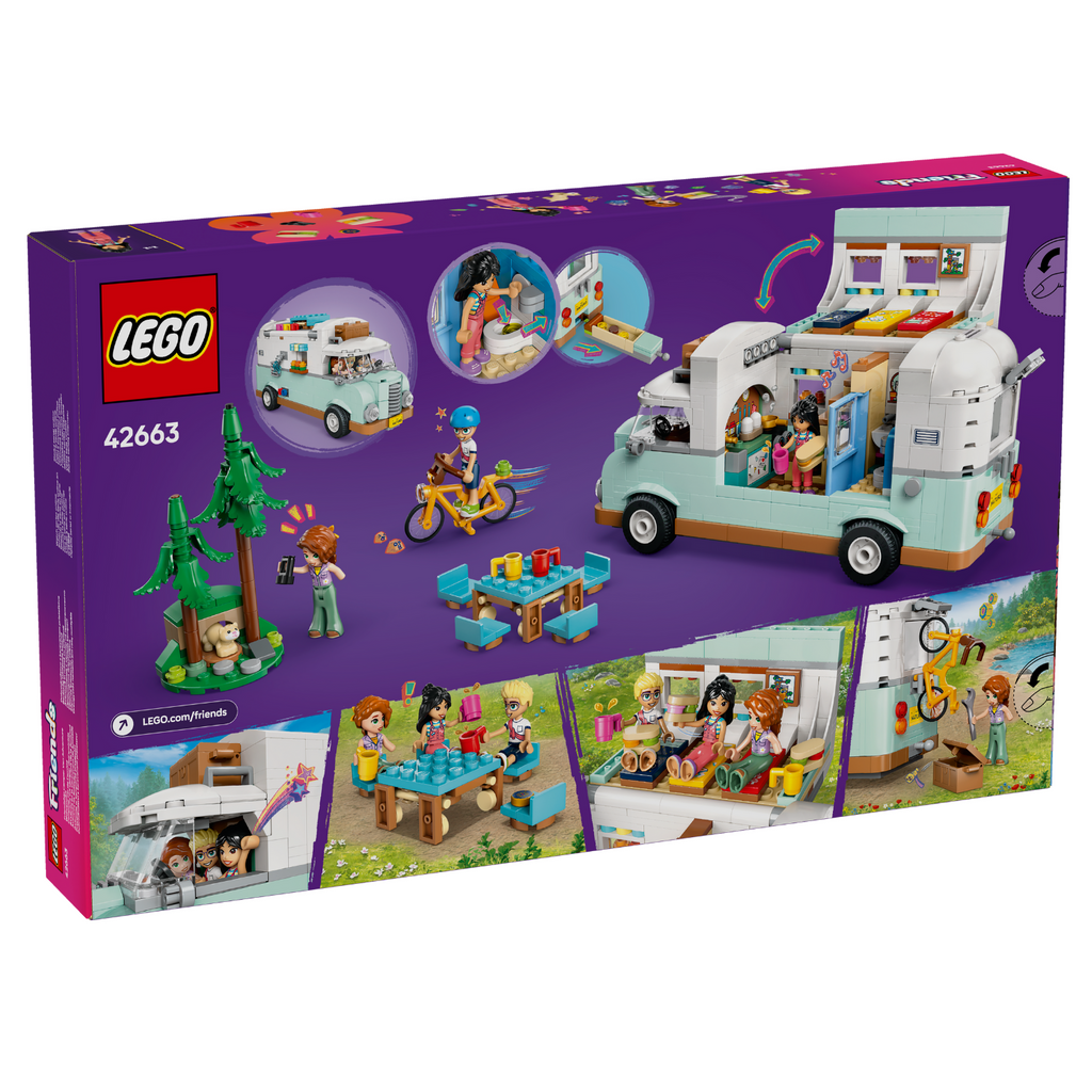 LEGO® Friends™ Friendship Camper Van Adventure - Đồ chơi lắp ráp Xe van cắm trại tình bạn - LEGO 42663 LEGO - ảnh 3 - Lego