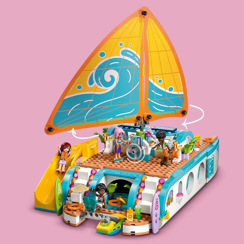 LEGO® Friends™ Travel Boat Adventure - Bộ Lắp Ráp Du Thuyền Phiêu Lưu (42664) - LEGO Chính Hãng LEGO - ảnh 2 - LEGO Friends