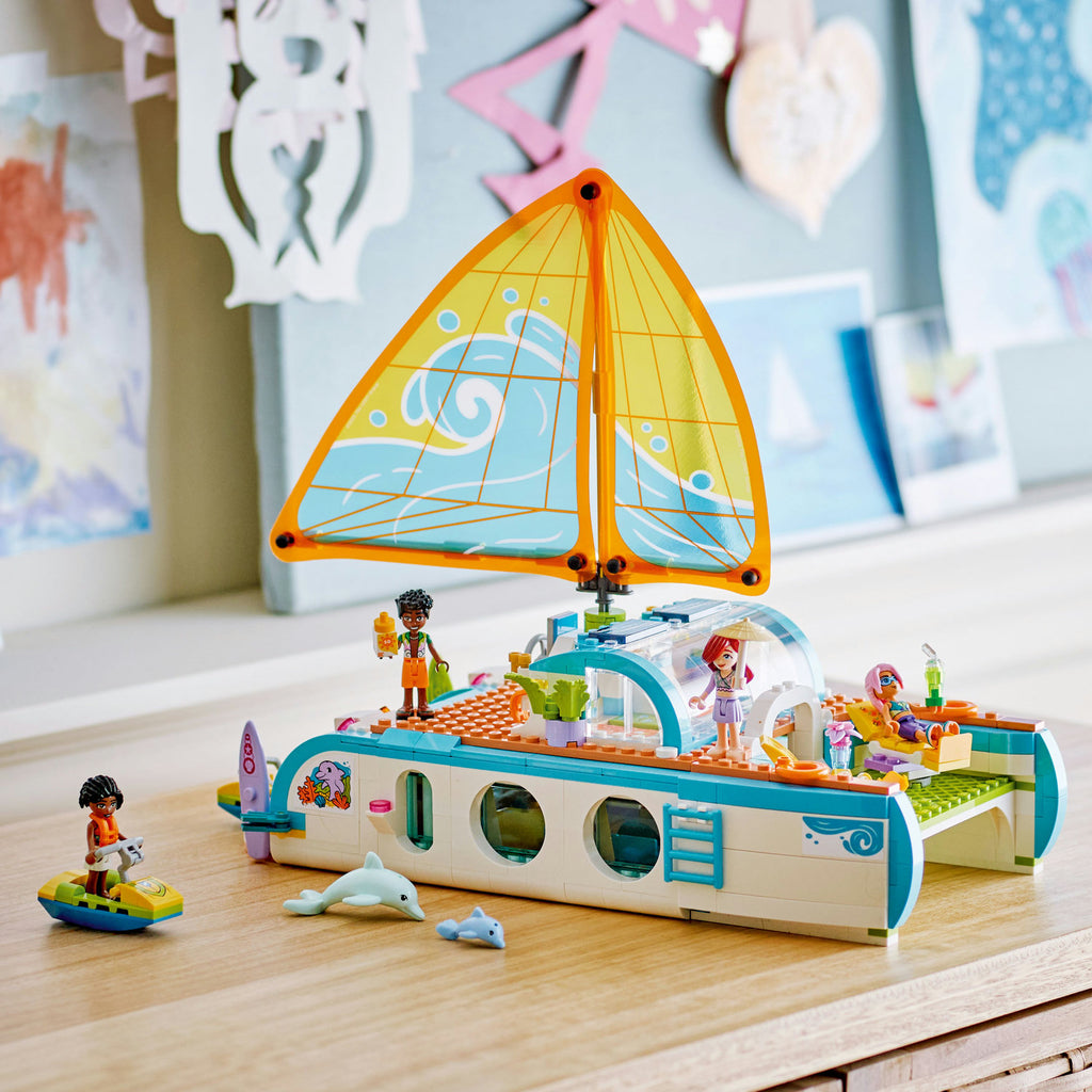 LEGO® Friends™ Travel Boat Adventure - Bộ Lắp Ráp Du Thuyền Phiêu Lưu (42664) - LEGO Chính Hãng LEGO - ảnh 1 - LEGO Friends