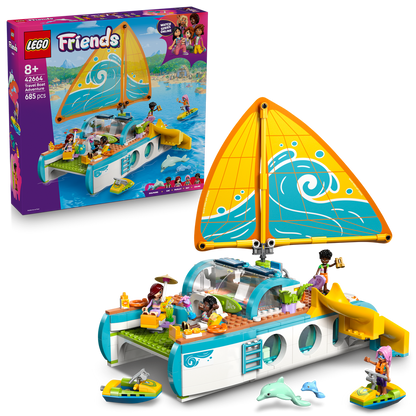 LEGO® Friends™ Travel Boat Adventure - Bộ Lắp Ráp Du Thuyền Phiêu Lưu (42664) - LEGO Chính Hãng LEGO - ảnh 5 - LEGO Friends