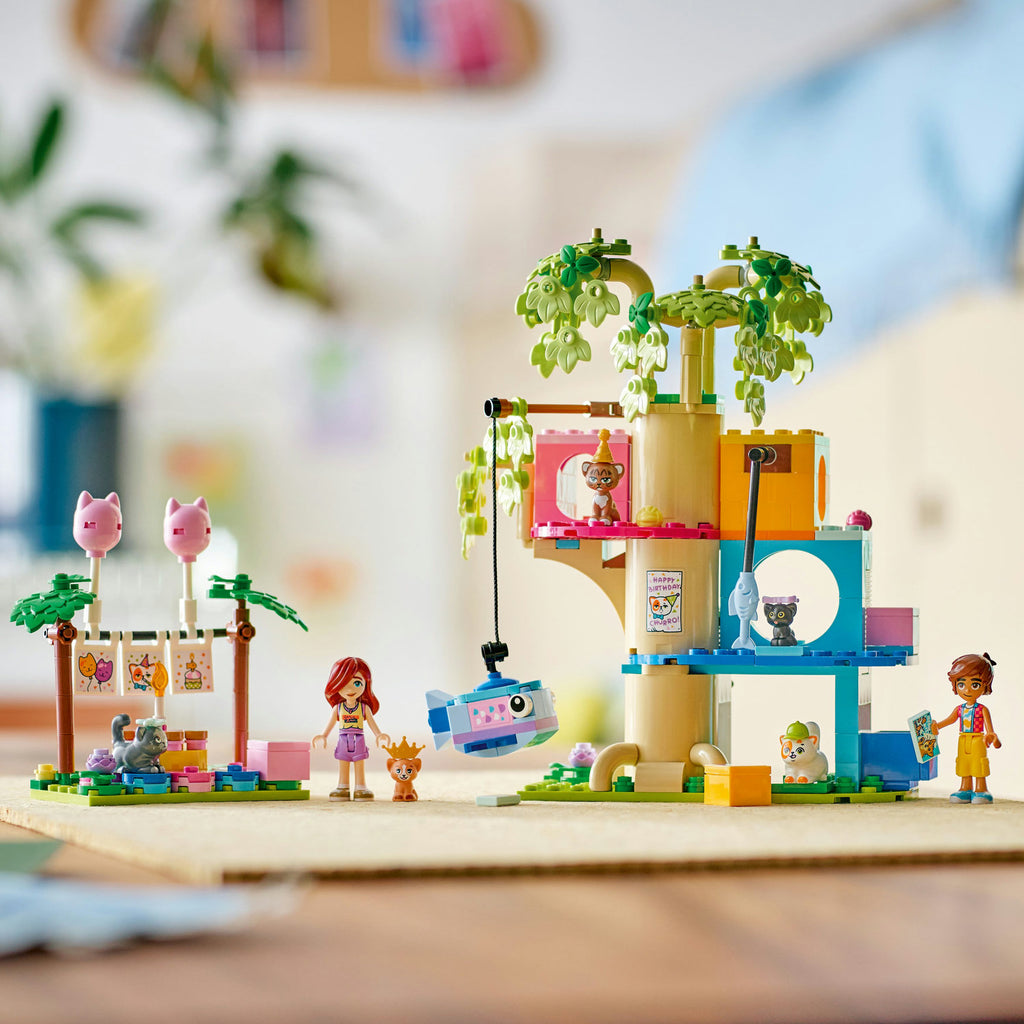 LEGO® Friends™ Cat Birthday Party & Tree House - Bộ Đồ Chơi Lắp Ráp Tiệc Sinh Nhật Mèo & Nhà Cây - LEGO 42666 - Hình ảnh bổ sung 5