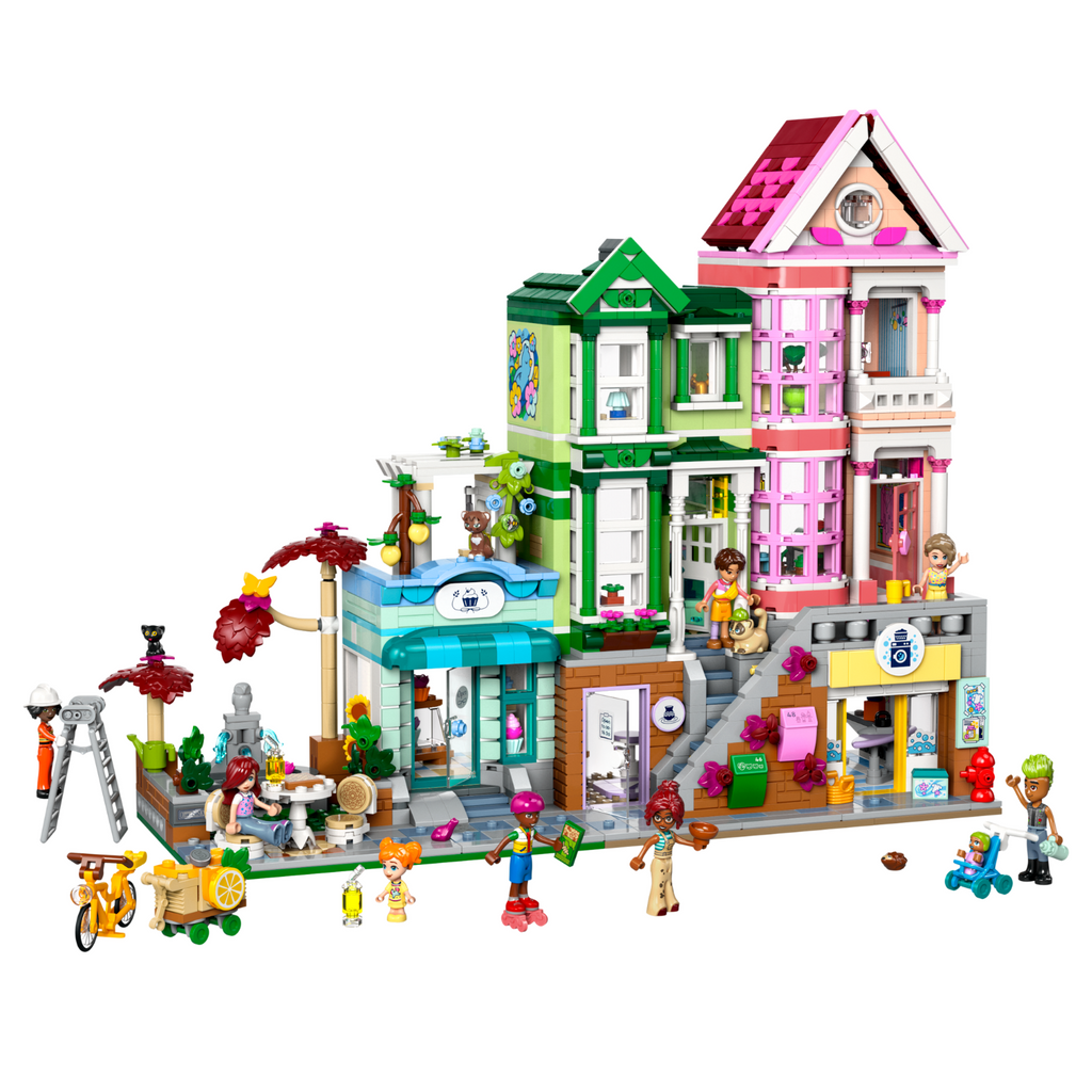 LEGO® Friends™ Heartlake City Apartments and Stores - Bộ Lắp Ráp Căn Hộ Và Cửa Hàng Thành Phố Heartlake - LEGO 42670 - Hình ảnh chi tiết 2