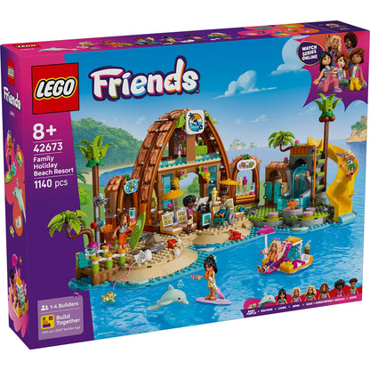 LEGO® Friends™ Family Vacation Beach Resort - Đồ Chơi Lắp Ráp Khu Nghỉ Dưỡng Bãi Biển - LEGO 42673 - Hình ảnh sản phẩm