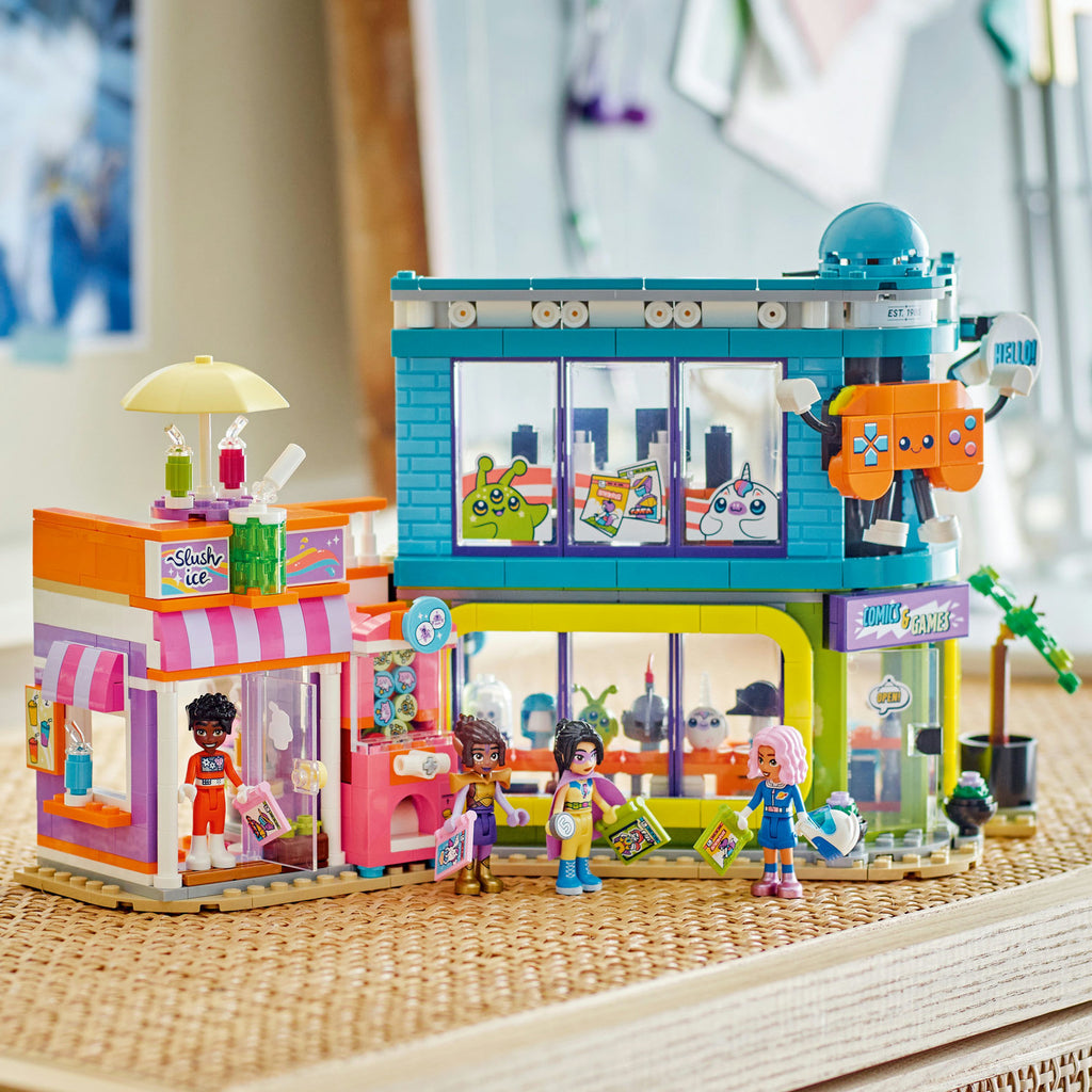 LEGO® Friends™ Comic Book and Game Store - Đồ chơi lắp ráp Cửa hàng truyện tranh và Trò chơi - LEGO 42674 - Hình ảnh bổ sung 5