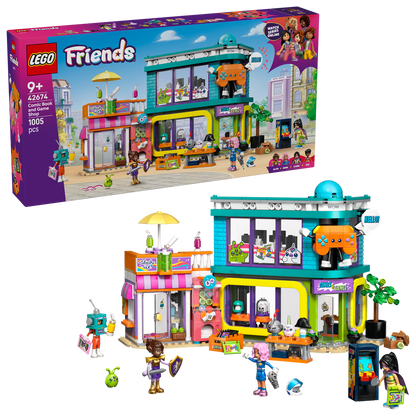 LEGO® Friends™ Comic Book and Game Store - Đồ chơi lắp ráp Cửa hàng truyện tranh và Trò chơi - LEGO 42674 - Hình ảnh bổ sung 9