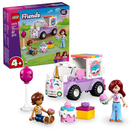 LEGO® Friends Unicorn Cake Delivery Car - Xe Giao Bánh Kỳ Lân Đồ Chơi Lắp Ráp LEGO Friends 42675 LEGO - ảnh 2 - Building Toys