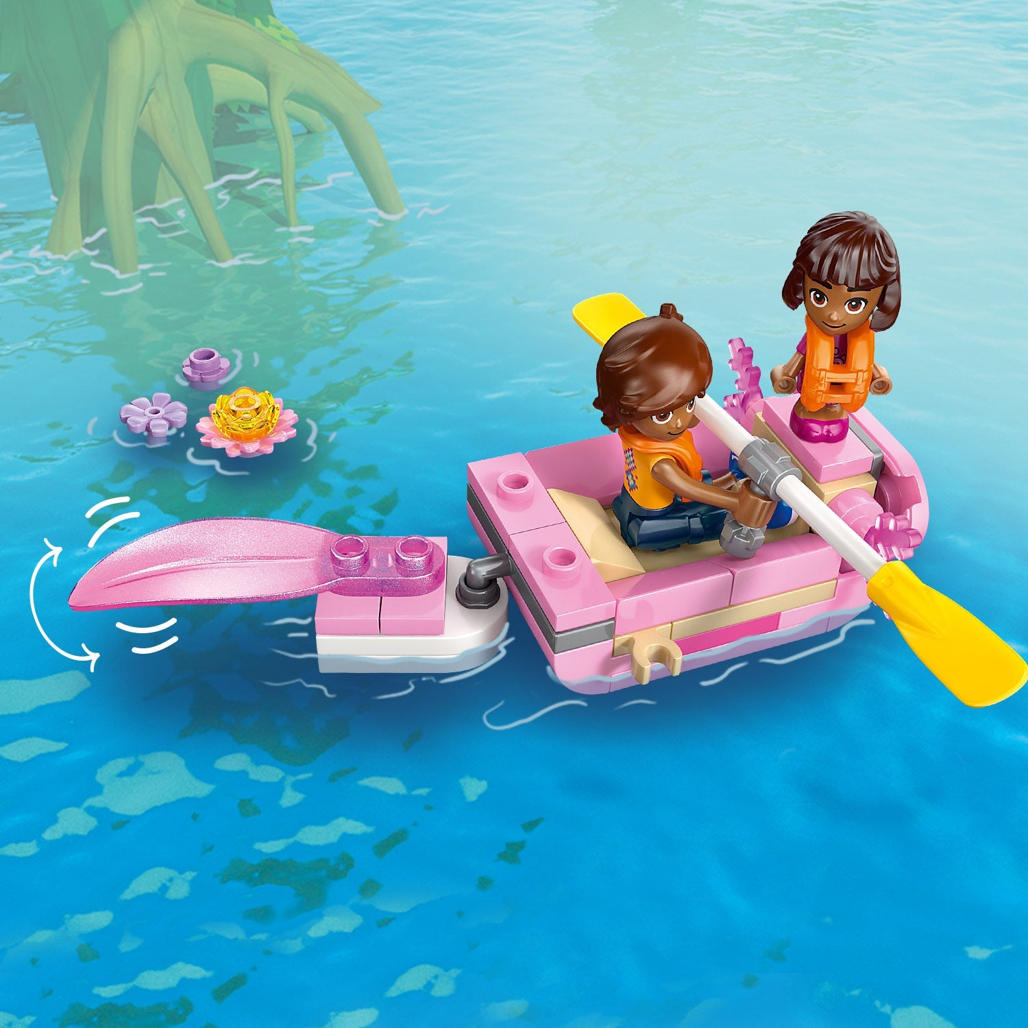 LEGO® Friends Axolotl Adventure Boat - Thuyền Khám Phá Kỳ Nhông Axolotl (42681) - Hình ảnh bổ sung 6