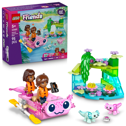 LEGO® Friends Axolotl Adventure Boat - Thuyền Khám Phá Kỳ Nhông Axolotl (42681) LEGO - ảnh 1 - Đồ chơi lắp ráp