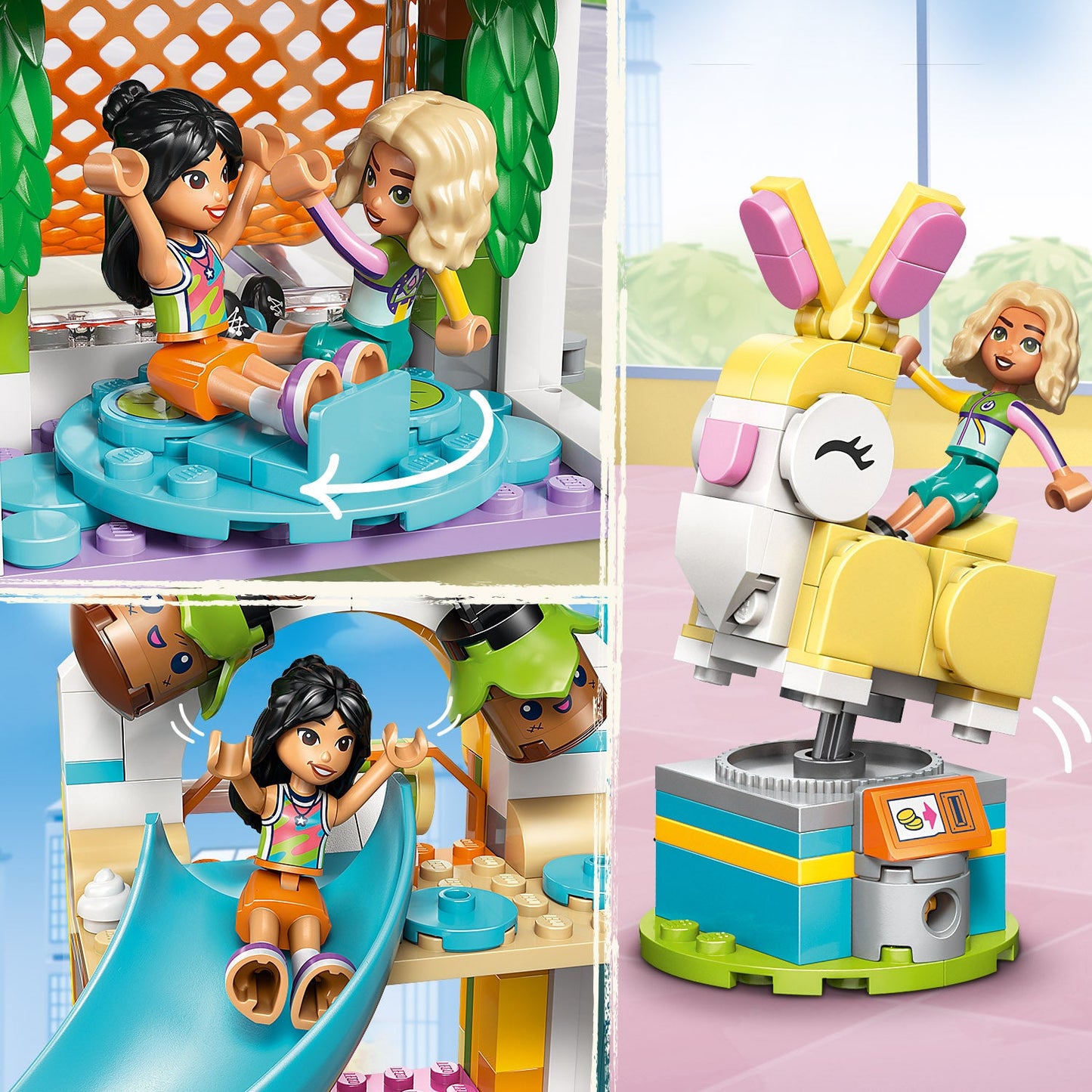 LEGO® Friends Fun Indoor Playground - Bộ đồ chơi lắp ráp khu vui chơi trong nhà - LEGO 42686