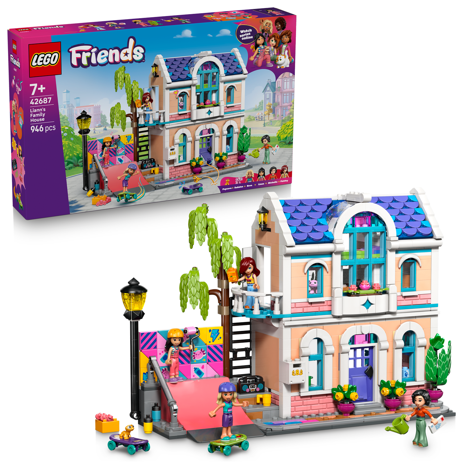 LEGO® Friends Liann’s Family House - Đồ Chơi Lắp Ráp Ngôi Nhà Của Gia Đình Liann - LEGO 42687 - Hình ảnh bổ sung 9