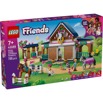 LEGO® Friends Horse Stable and Riding Academy - Đồ chơi lắp ráp Học viện cưỡi ngựa và chuồng ngựa - LEGO 42688 - Hình ảnh sản phẩm