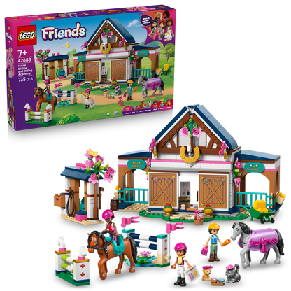 LEGO® Friends Horse Stable and Riding Academy - Đồ chơi lắp ráp Học viện cưỡi ngựa và chuồng ngựa - LEGO 42688 LEGO - ảnh 2 -