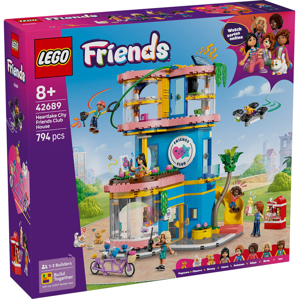 LEGO® Friends Heartlake City Friends Club House - Đồ chơi lắp ráp mô hình câu lạc bộ LEGO 42689 - Hình ảnh sản phẩm
