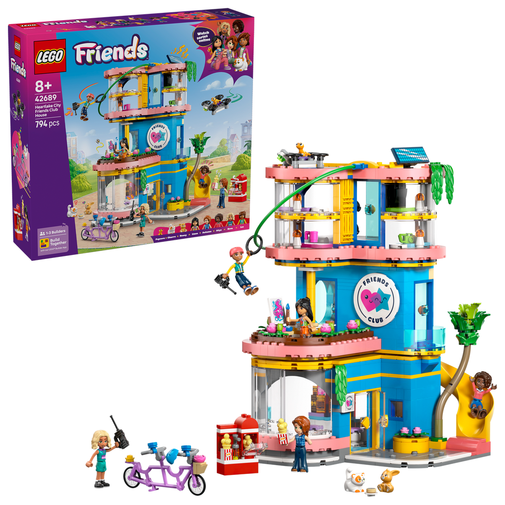 LEGO® Friends Heartlake City Friends Club House - Đồ chơi lắp ráp mô hình câu lạc bộ LEGO 42689 LEGO - ảnh 3 - Lego
