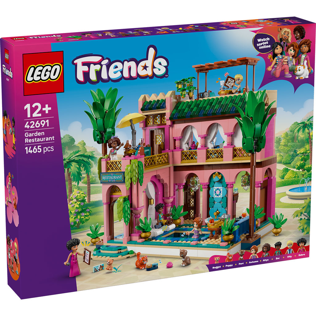 LEGO® Friends Garden Restaurant - Bộ Lắp Ráp Nhà Hàng Sân Vườn - LEGO 42691 - Hình ảnh sản phẩm