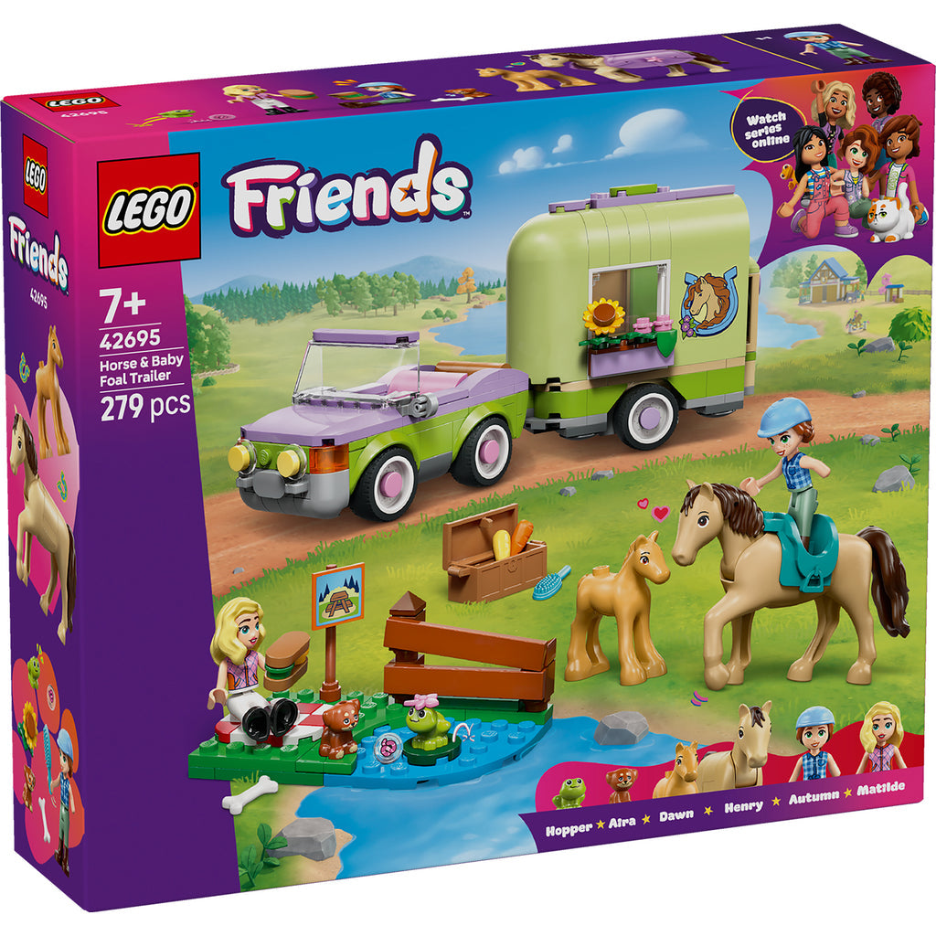 LEGO® Friends Horse & Baby Foal Trailer - Đồ Chơi Lắp Ráp Xe Kéo Ngựa LEGO 42695 - Hình ảnh sản phẩm