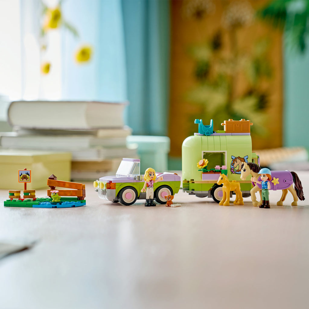 LEGO® Friends Horse & Baby Foal Trailer - Đồ Chơi Lắp Ráp Xe Kéo Ngựa LEGO 42695 - Hình ảnh bổ sung 5