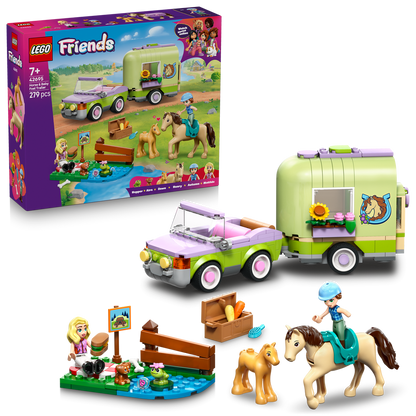 LEGO® Friends Horse & Baby Foal Trailer - Đồ Chơi Lắp Ráp Xe Kéo Ngựa LEGO 42695 LEGO - ảnh 2 - Đồ chơi lắp ráp
