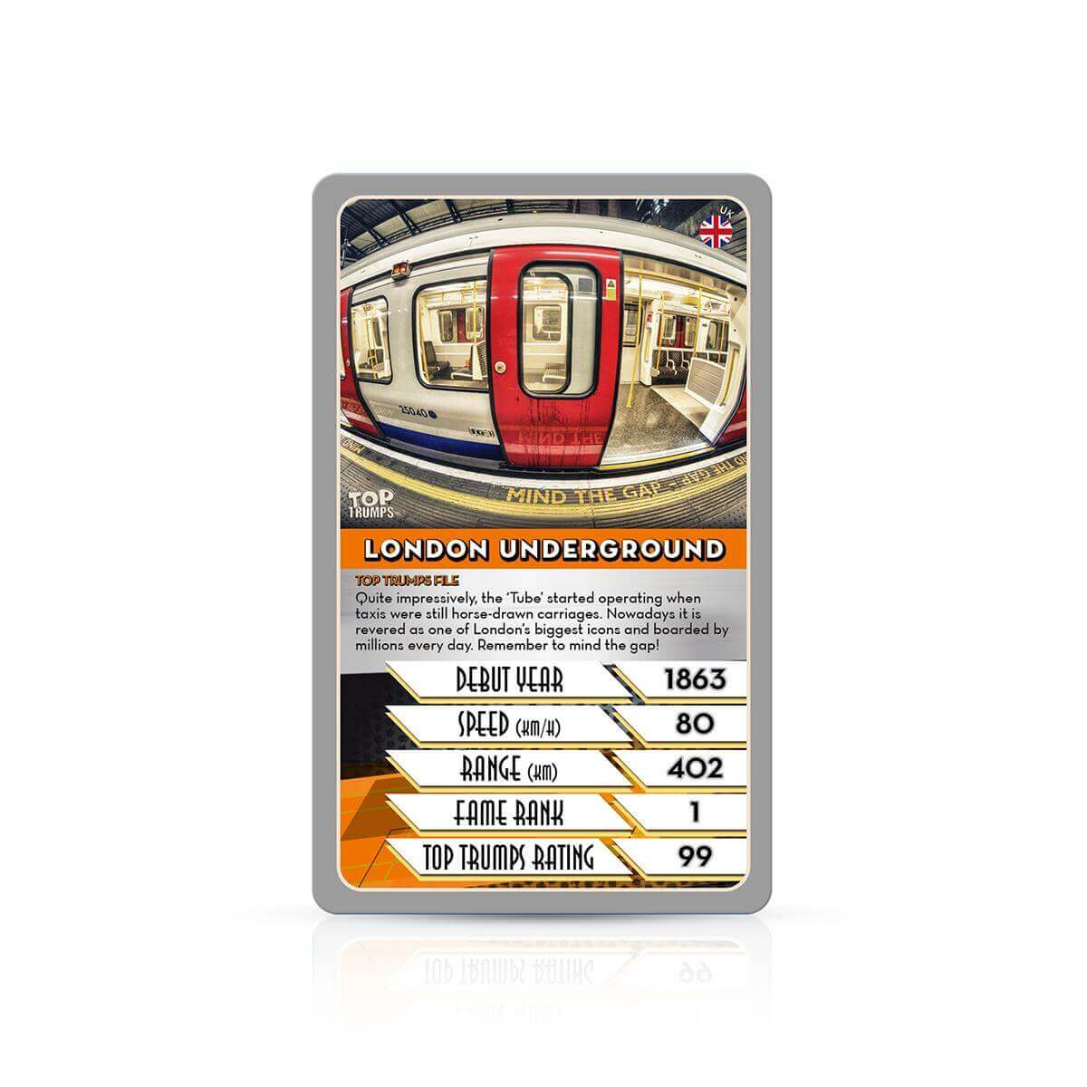 Trains Top Trumps Card Game - Trò chơi thẻ bài Tàu hỏa - Winning Moves - Góc nhìn khác 3