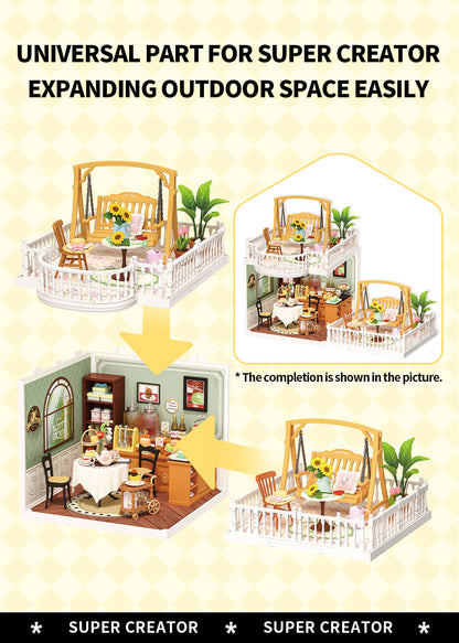 Rolife Super Creator Extension Pack - Terrace - Bộ mở rộng ban công mô hình DIY - Rolife