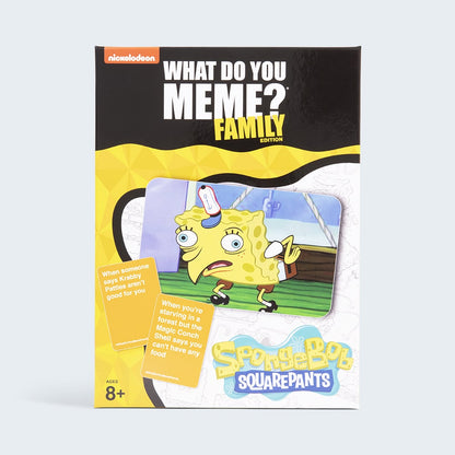 What Do You Meme?® SpongeBob Family Edition Card Game - Board Game Gia Đình Hài Hước Relatable
