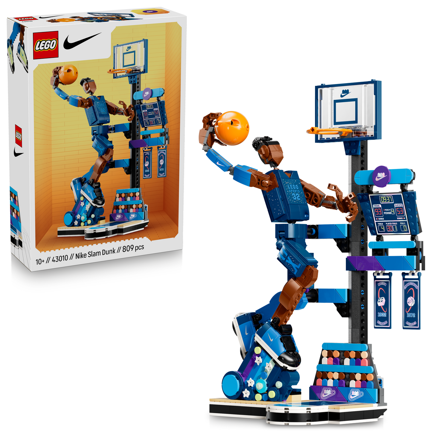 LEGO® Nike Slam Dunk - Bộ lắp ráp mô hình bóng rổ - LEGO 43010 LEGO - ảnh 5 - Building Sets