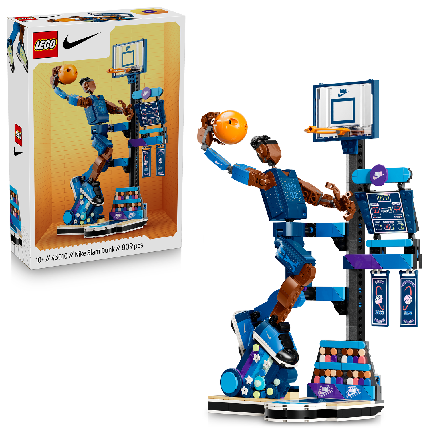 LEGO® Nike Slam Dunk - Bộ lắp ráp mô hình bóng rổ - LEGO 43010 LEGO - ảnh 5 - Building Sets