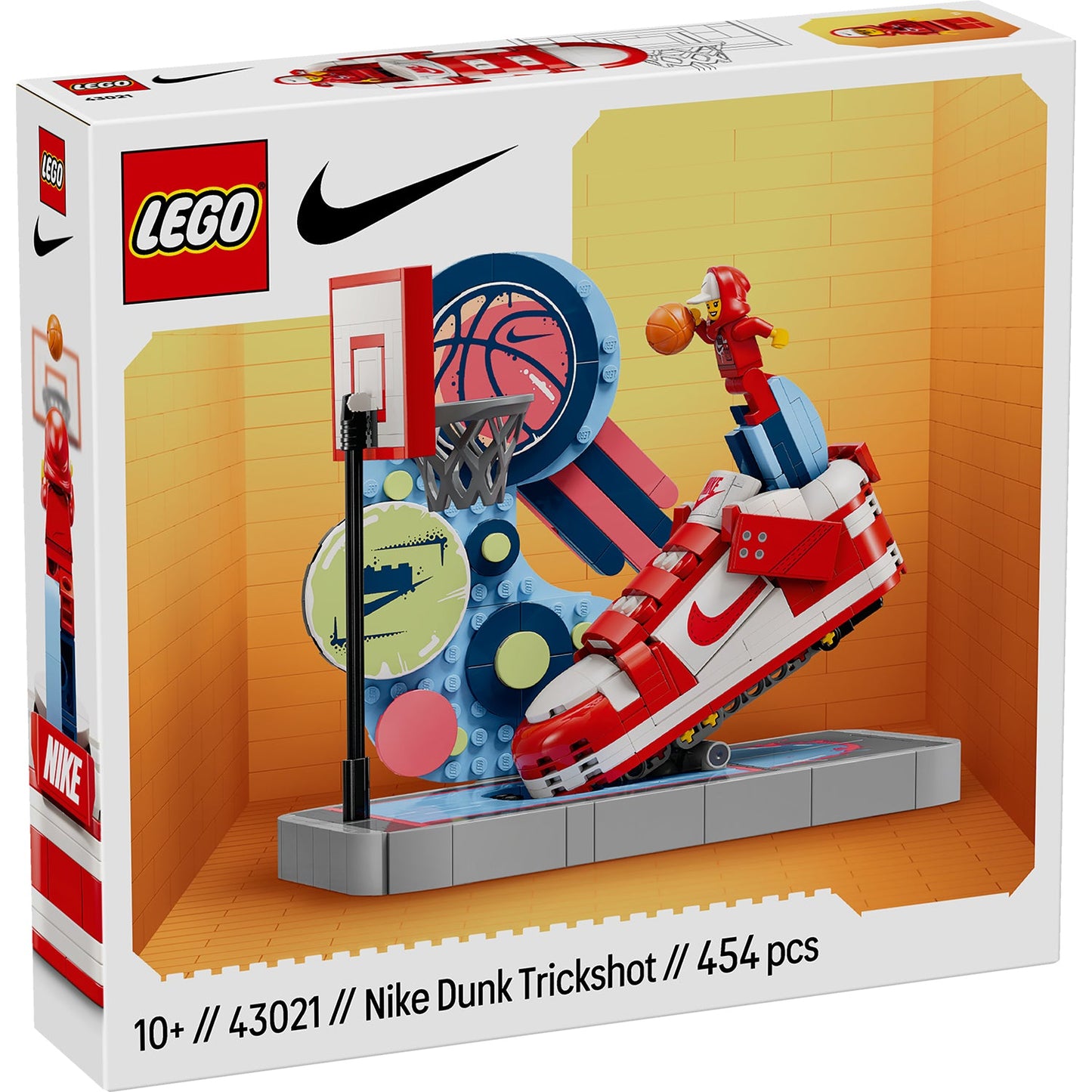 LEGO® Nike Dunk Trickshot - Bộ Lắp Ráp Giày Nike Dunk & Sân Bóng Rổ - LEGO 43021 - Hình ảnh sản phẩm