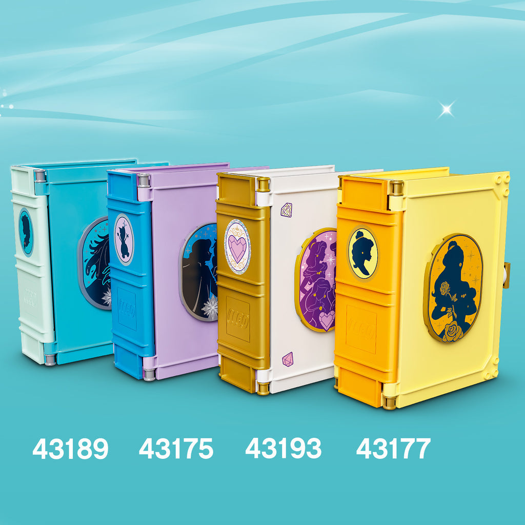 LEGO® Disney™ Ariel, Belle, Cinderella and Tiana’s Storybook Adventures - Đồ chơi lắp ráp Sách Phiêu Lưu Công Chúa - LEGO 431