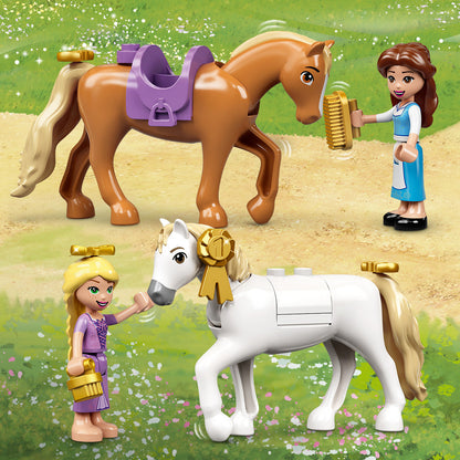 LEGO® Disney Belle and Rapunzel’s Royal Stables - Đồ chơi lắp ráp Chuồng ngựa Hoàng gia LEGO 43195