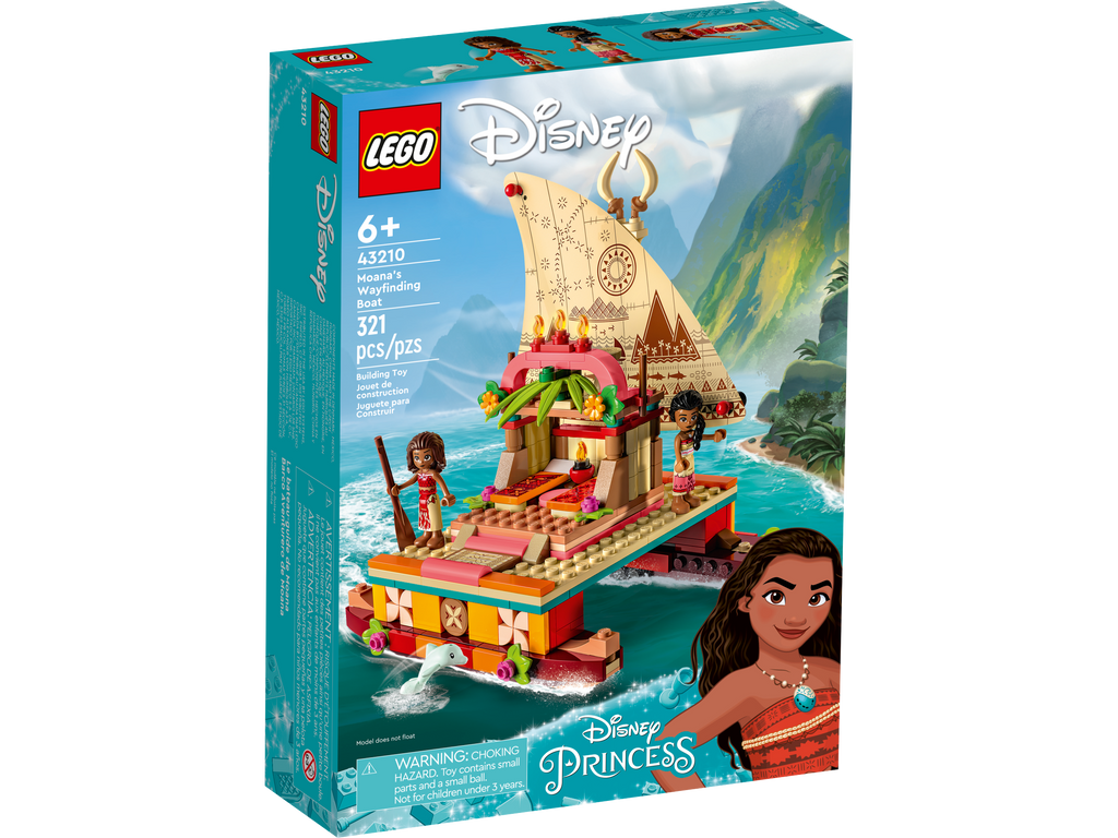 LEGO® Disney™ Moana’s Wayfinding Boat - Thuyền Thám Hiểm Moana - LEGO 43210 - Hình ảnh sản phẩm