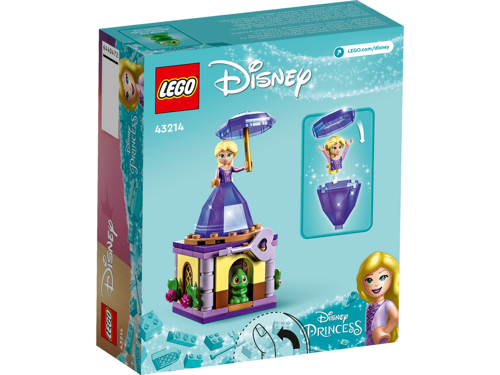 LEGO® Disney™ Twirling Rapunzel - Đồ Chơi Lắp Ráp Công Chúa Tóc Mây Xoay Tròn (43214) - Hình ảnh bổ sung 5
