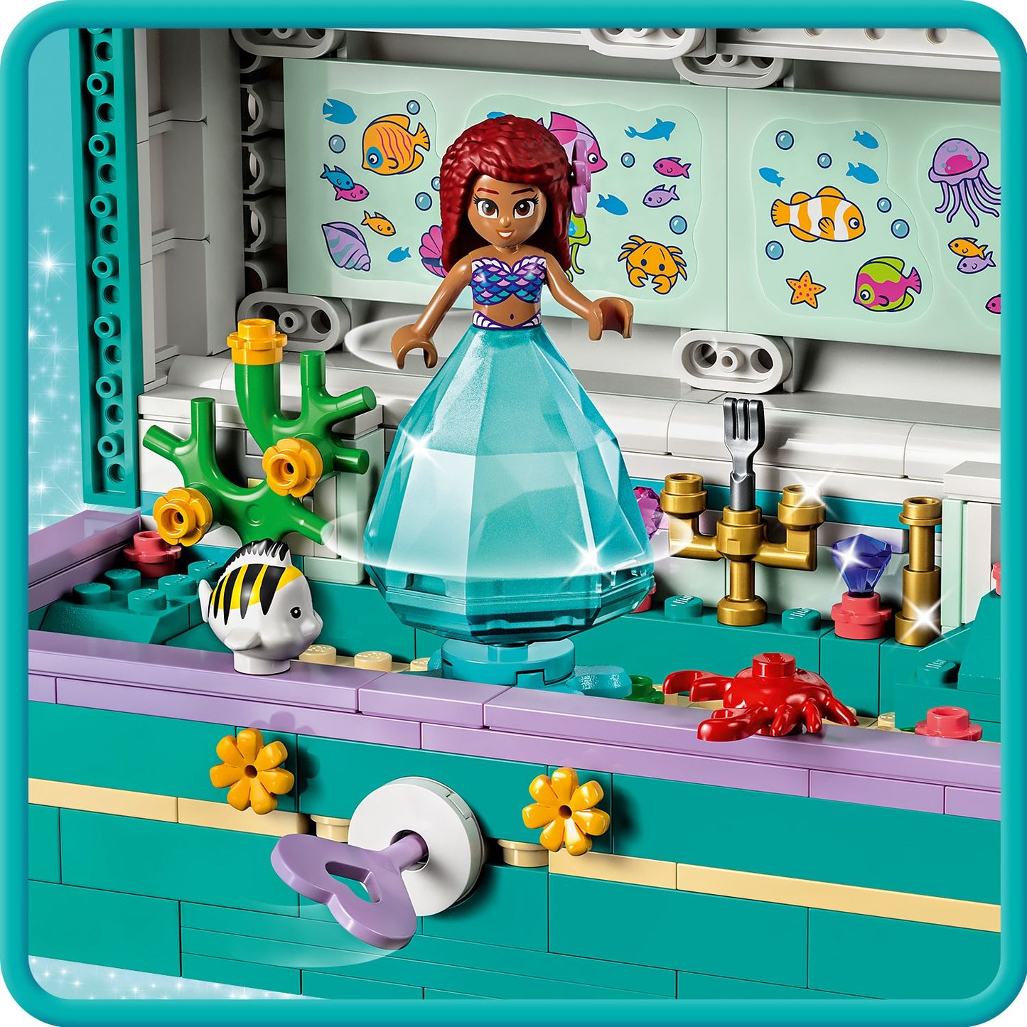 LEGO® Disney™ Ariel’s Treasure Chest - Đồ chơi lắp ráp Rương Kho Báu Nàng Tiên Cá - LEGO 43229 LEGO - ảnh 2 - LEGO Sets