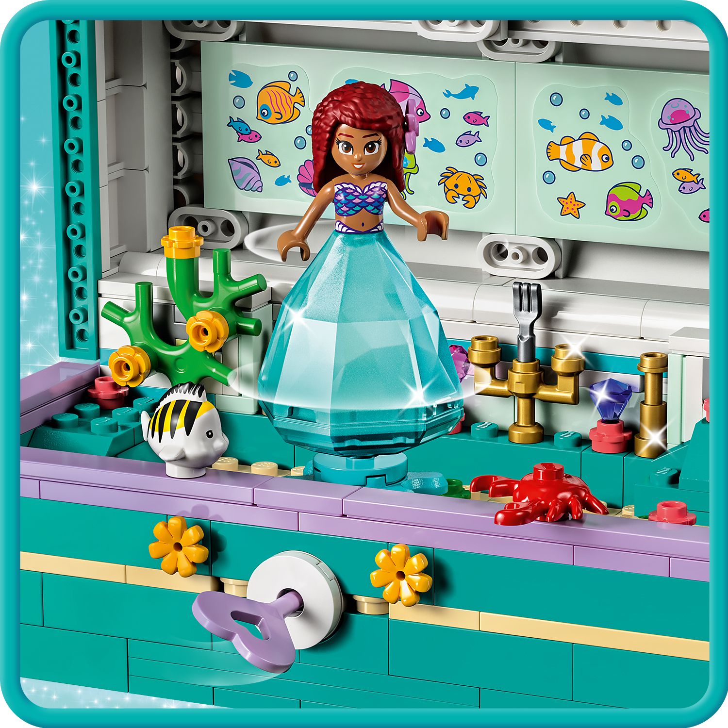 LEGO® Disney™ Ariel’s Treasure Chest - Đồ chơi lắp ráp Rương Kho Báu Nàng Tiên Cá - LEGO 43229 LEGO - ảnh 2 - LEGO Sets