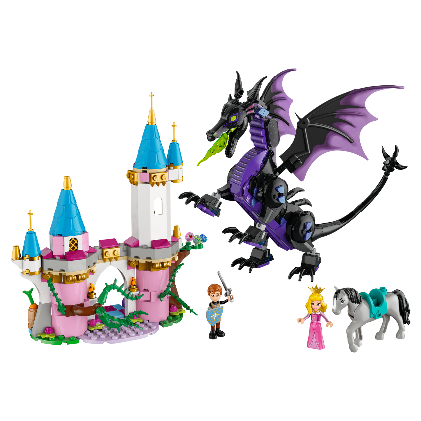 LEGO® Disney™ Maleficent’s Dragon Form - Đồ Chơi Lắp Ráp Rồng Maleficent - LEGO 43240 - Hình ảnh chi tiết 2