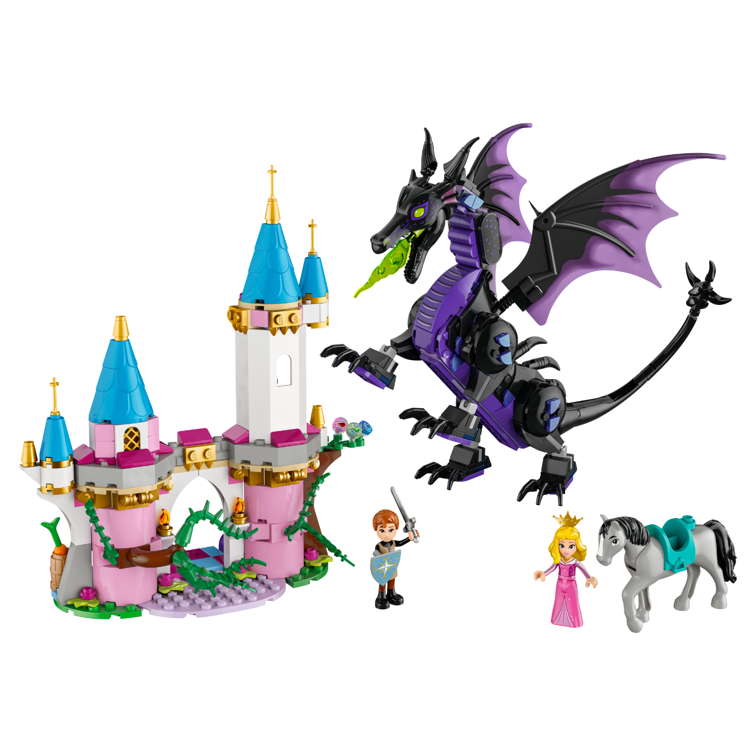 LEGO® Disney™ Maleficent’s Dragon Form - Đồ Chơi Lắp Ráp Rồng Maleficent - LEGO 43240 - Hình ảnh chi tiết 2