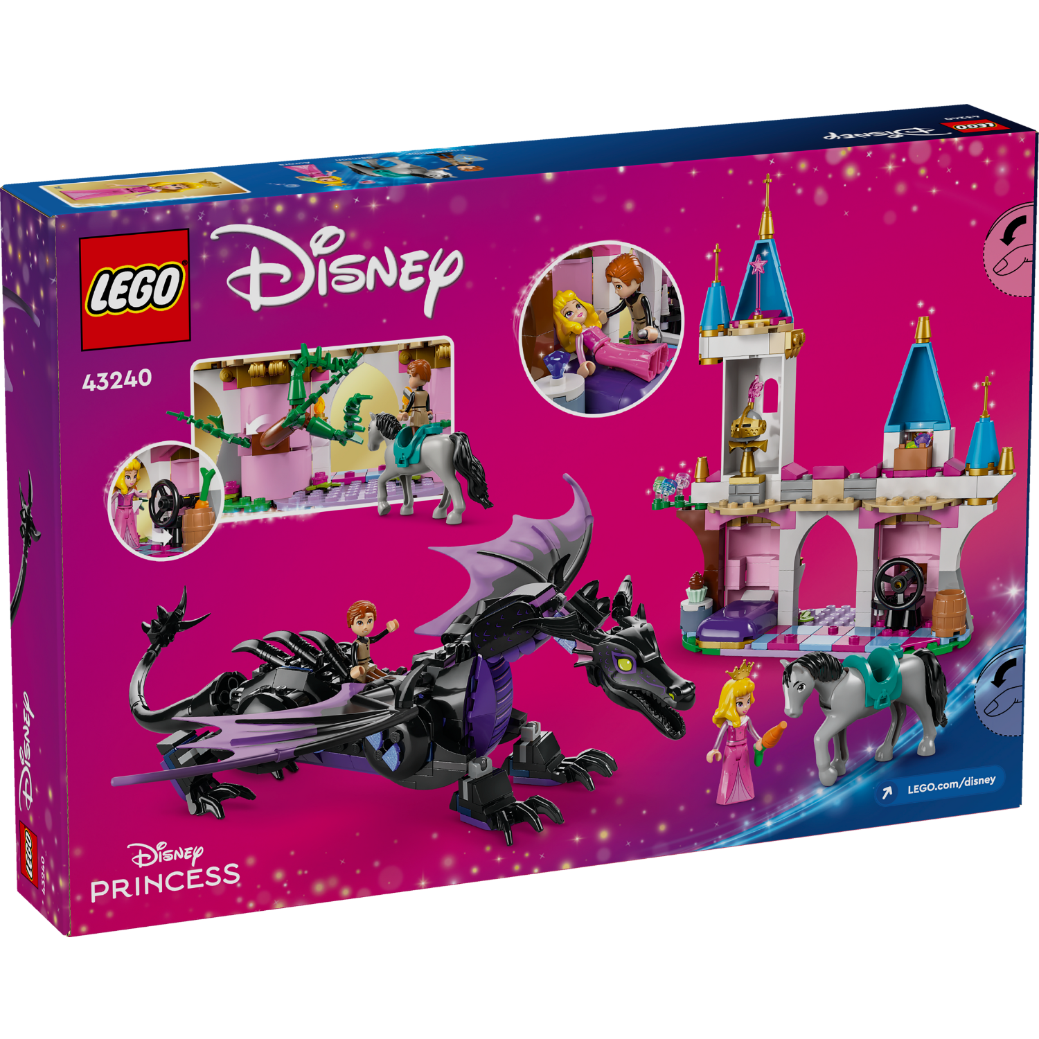 LEGO® Disney™ Maleficent’s Dragon Form - Đồ Chơi Lắp Ráp Rồng Maleficent - LEGO 43240 LEGO - ảnh 5 - Building Sets