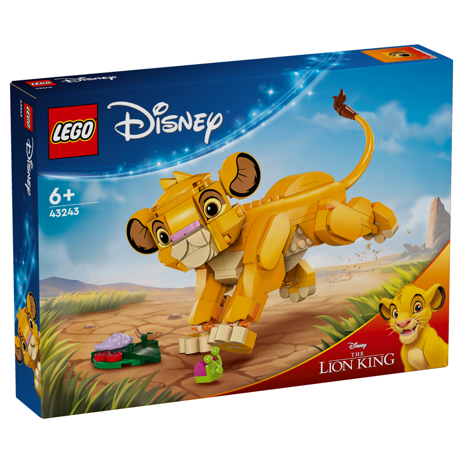 LEGO® Disney™ Simba the Lion King Cub - Đồ Chơi Lắp Ráp Mô Hình Vua Sư Tử LEGO 43243 - Hình ảnh sản phẩm