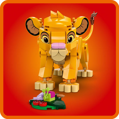 LEGO® Disney™ Simba the Lion King Cub - Đồ Chơi Lắp Ráp Mô Hình Vua Sư Tử LEGO 43243 - Hình ảnh bổ sung 6