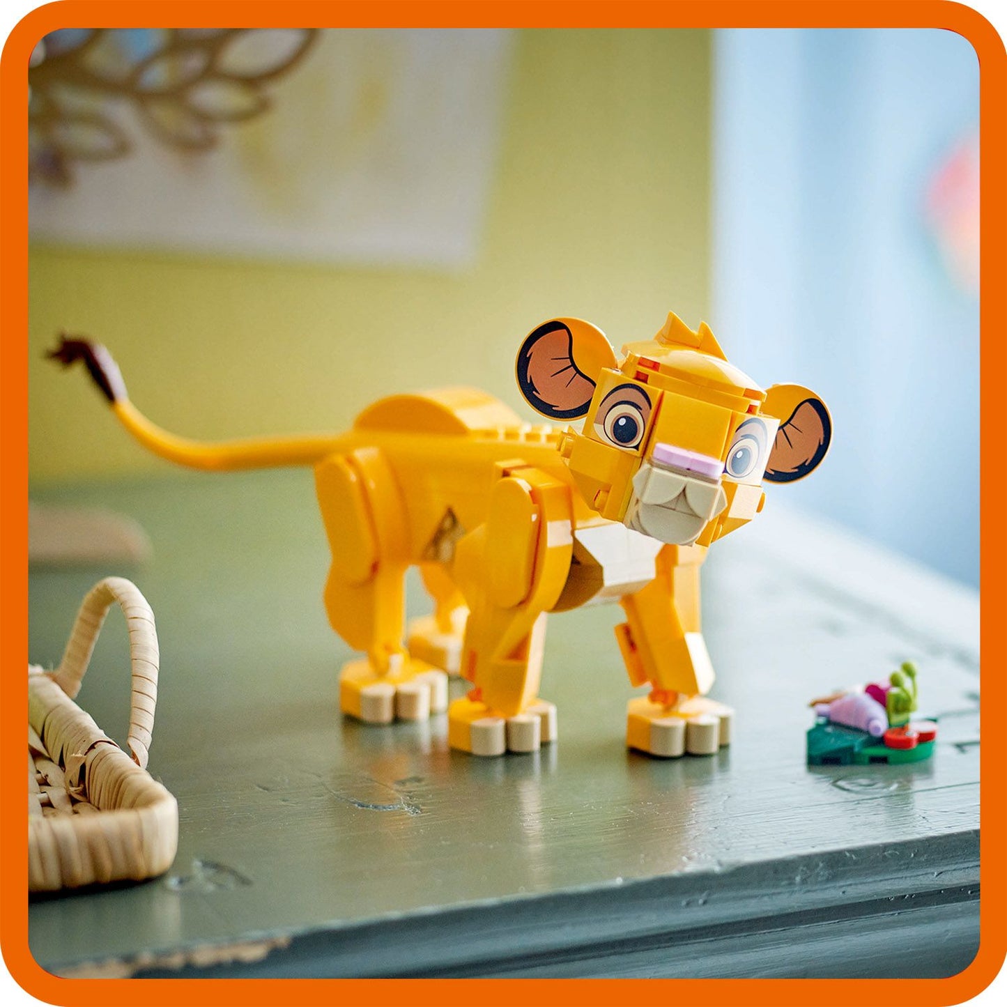 LEGO® Disney™ Simba the Lion King Cub - Đồ Chơi Lắp Ráp Mô Hình Vua Sư Tử LEGO 43243 - Hình ảnh bổ sung 7
