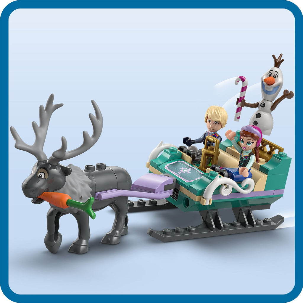 LEGO® Disney™ Anna's Sleigh Adventure - Đồ chơi lắp ráp Xe Trượt Tuyết Anna Frozen - LEGO 43256 LEGO - ảnh 1 - LEGO Disney