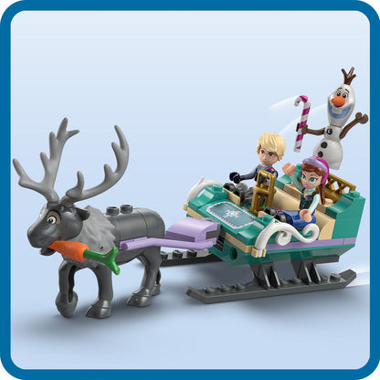 LEGO® Disney™ Anna's Sleigh Adventure - Đồ chơi lắp ráp Xe Trượt Tuyết Anna Frozen - LEGO 43256 LEGO - ảnh 1 - LEGO Disney