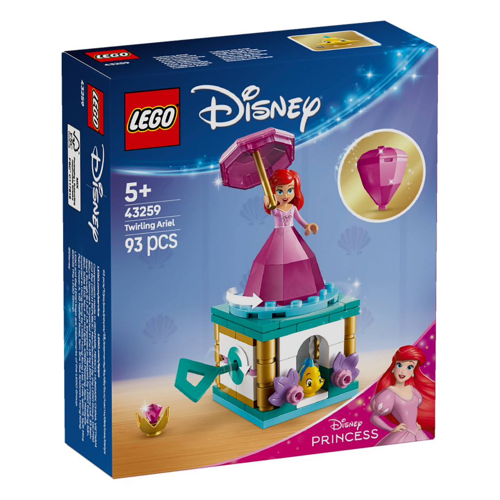 LEGO® Disney™ Twirling Ariel - Đồ Chơi Lắp Ráp Nàng Tiên Cá Xoay Tròn - LEGO 43259 - Hình ảnh sản phẩm