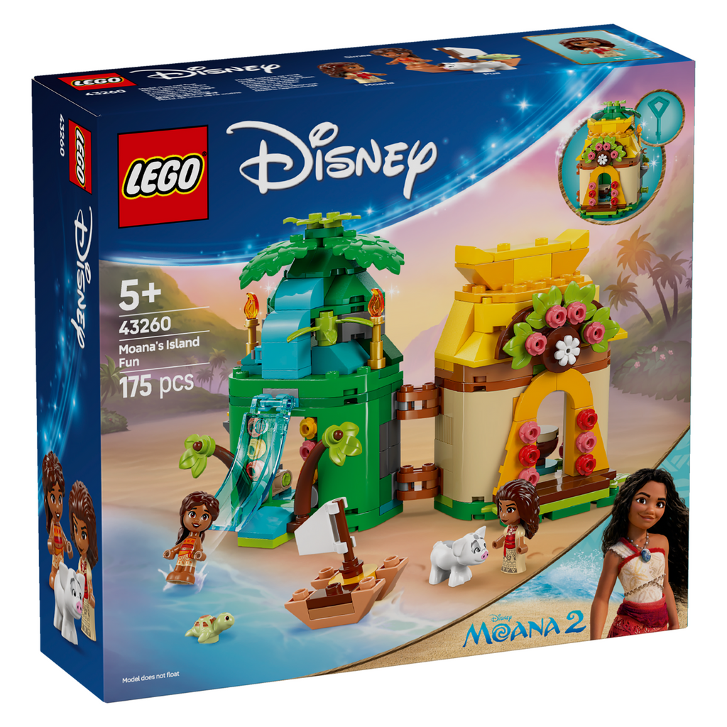 LEGO® Disney™ Moana’s Island Fun - Đồ chơi lắp ráp Hòn đảo bí mật - LEGO 43260 - Hình ảnh sản phẩm